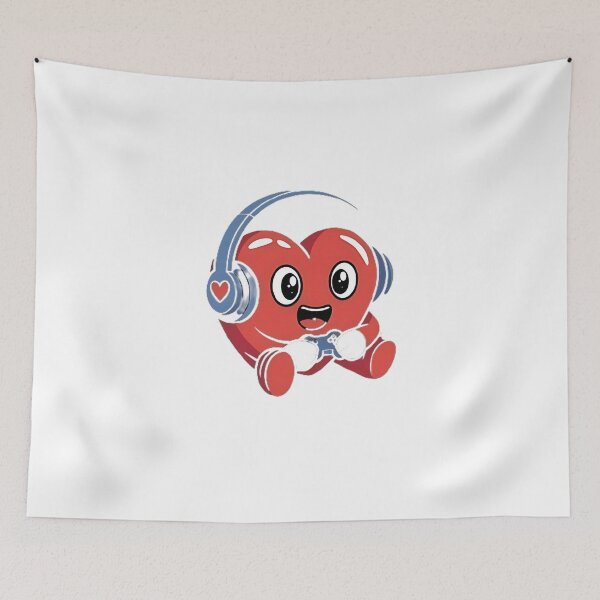 Item preview, Heart Gamer Valentine's Day Graphic Teens  designed and sold by ArtfulMarie ⭐️⭐️⭐️⭐️⭐️.