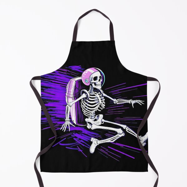 Item preview, Skeleton astronaut in hyperdrive designed and sold by Darkifun.