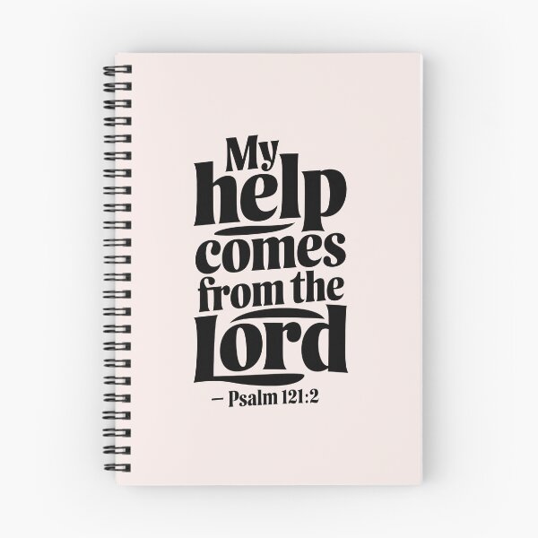 Item preview, My Help Comes from the Lord Psalm 121:2 | Calligraphy Bible Verses Christian Faith Inspirational Design designed and sold by  KnitLuv.