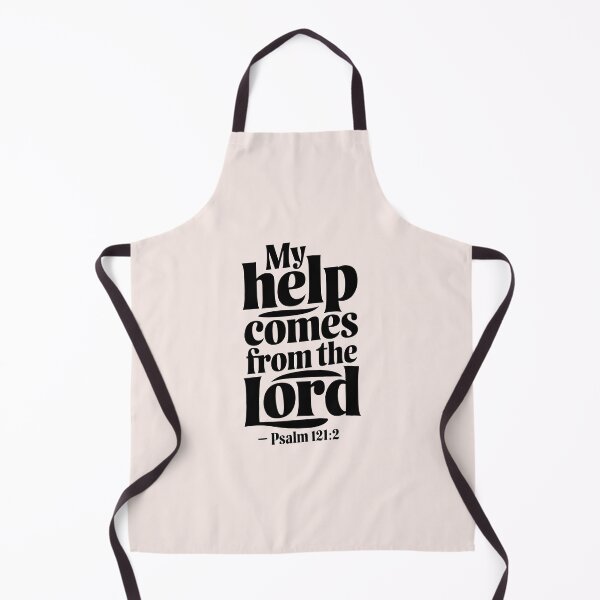 Item preview, My Help Comes from the Lord Psalm 121:2 | Calligraphy Bible Verses Christian Faith Inspirational Design designed and sold by  KnitLuv.