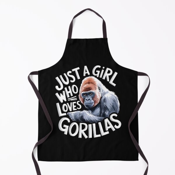Item preview, Just A Girl Who Loves Gorillas designed and sold by OskarArts.