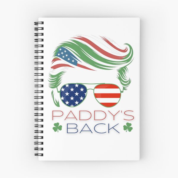 Item preview, Funny Trump Paddy's Back - This funny gift is perfect for Trump fans, Irish humor enthusiasts, and anyone looking for a unique St. Patrick's Day accent. designed and sold by ZyziowskyArt.