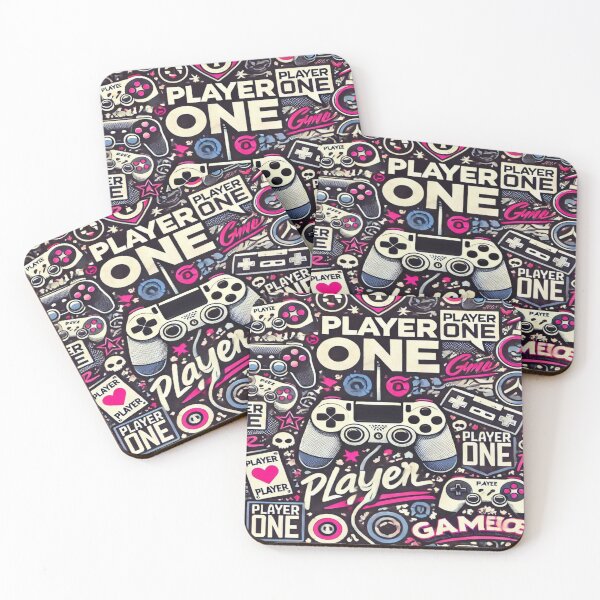 Item preview, Player One Gaming Pattern designed and sold by Imaginarium of Chaos falcon88 .
