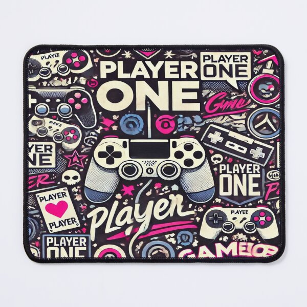 Item preview, Player One Gaming Pattern designed and sold by Imaginarium of Chaos falcon88 .