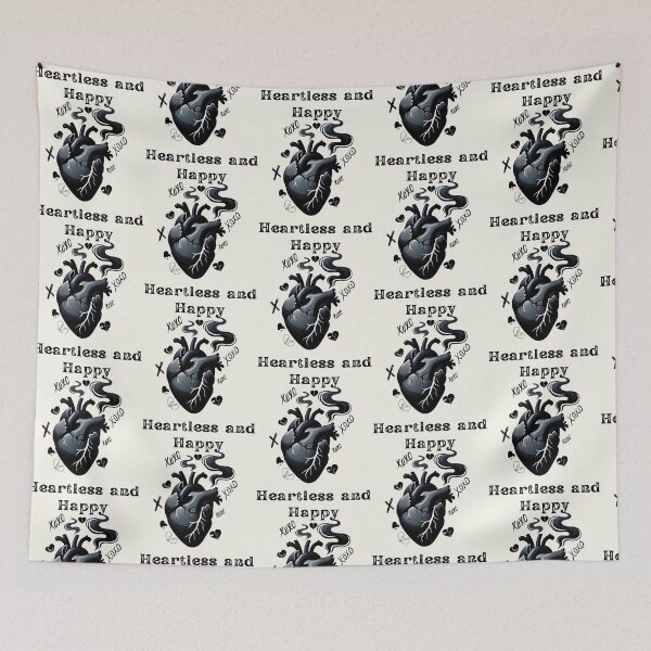 Item preview, Heartless and Happy - Edgy Anatomical Heart Design designed and sold by Dantin.