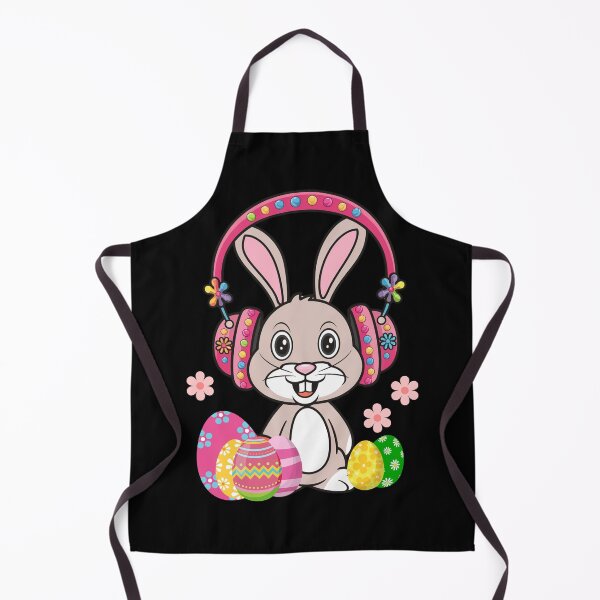 Item preview, Happy easter rabbit in headphones, listening to music, Rabbit Music Lover, Music Lovers designed and sold by KolorellaS.