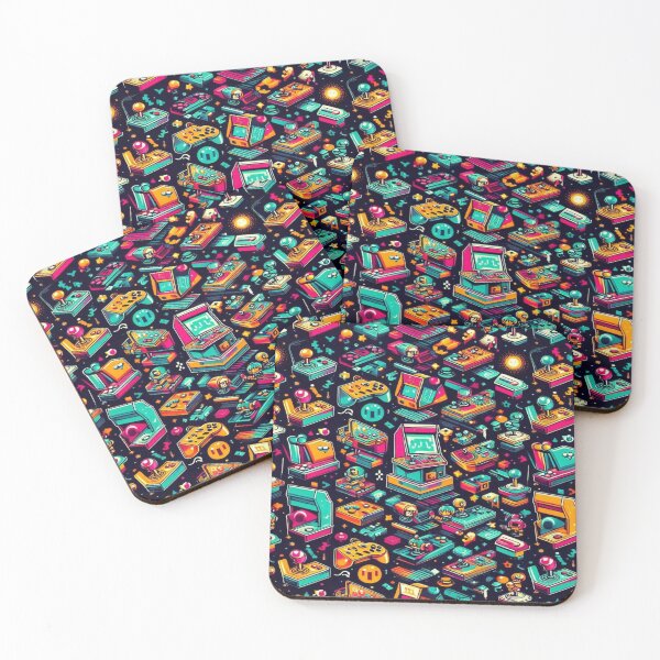 Item preview, Arcade Gamer Pattern designed and sold by Imaginarium of Chaos falcon88 .