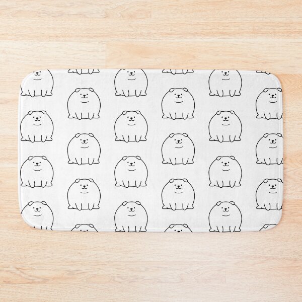 Item preview, a fat white dog designed and sold by wi geon.