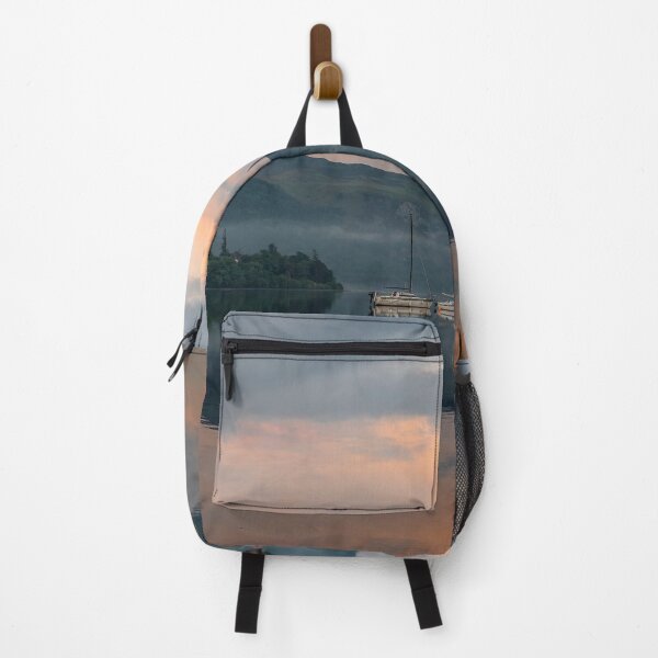 Item preview, Tranquil Derwentwater Lakeside at Dusk with Sailboats designed and sold by David Patterson.