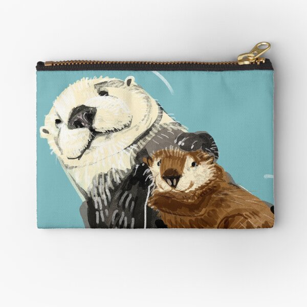 Item preview, Alaska sea otter mom and baby designed and sold by belettelepink.