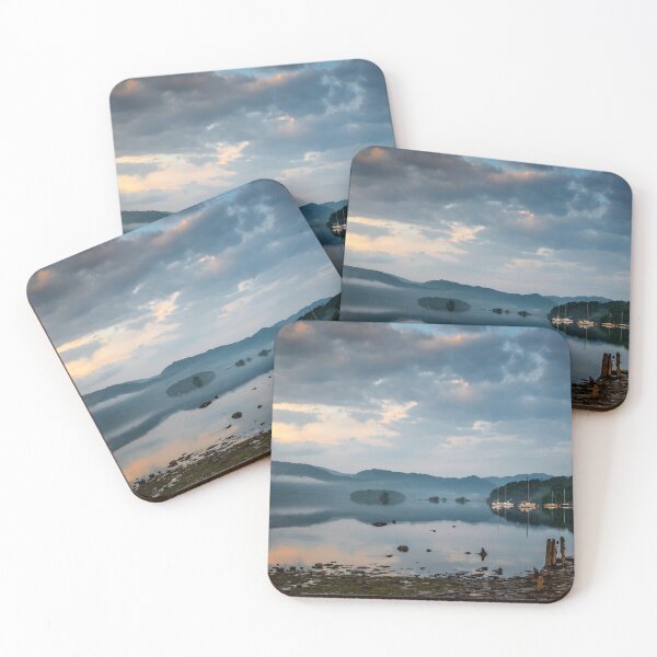 Item preview, Serene Derwentwater Lakeside at Dusk designed and sold by David Patterson.