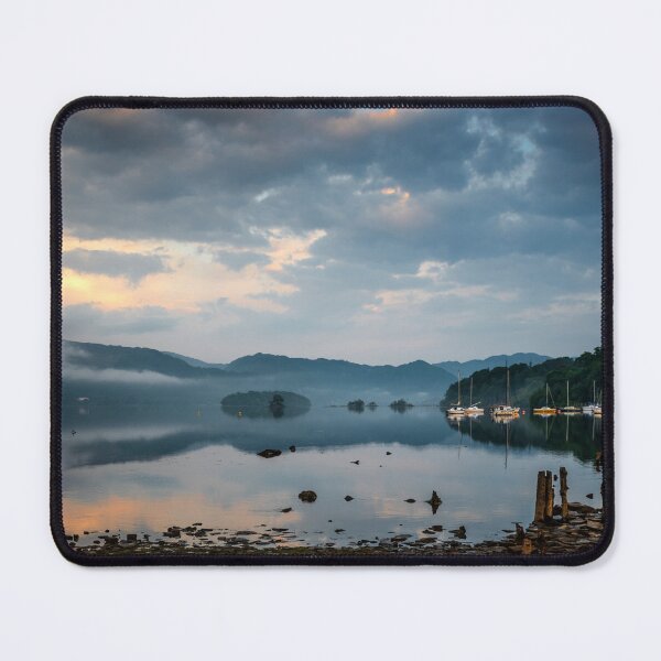 Item preview, Serene Derwentwater Lakeside at Dusk designed and sold by David Patterson.