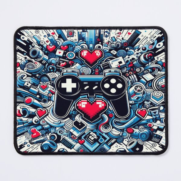 Item preview, Gamer Symbols Pattern designed and sold by Imaginarium of Chaos falcon88 .