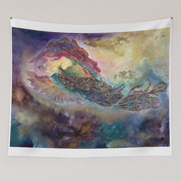 Item preview, Phoenix Ascension – Mythical Bird of Renewal and Resilience designed and sold by AJJARTSLLC.