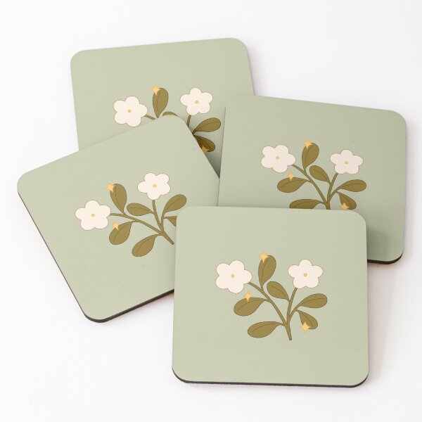 Item preview, white daisy- cute flower sticker designed and sold by carolynmae.