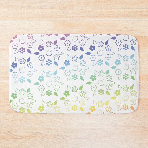 Item preview, Cute Rainbow Spring Flower Lattice Pattern designed and sold by amgraphics.