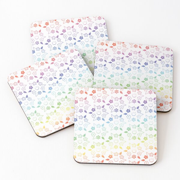 Item preview, Cute Rainbow Spring Flower Lattice Pattern designed and sold by amgraphics.