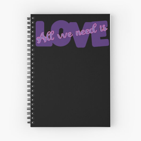 Item preview, All We Need is Love - Purple and Pink designed and sold by FaeryNuff.