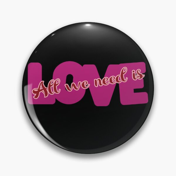 Item preview, All We Need is Love - Pink and Red designed and sold by FaeryNuff.