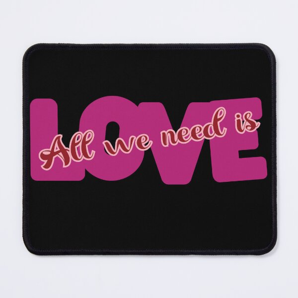 Item preview, All We Need is Love - Pink and Red designed and sold by FaeryNuff.