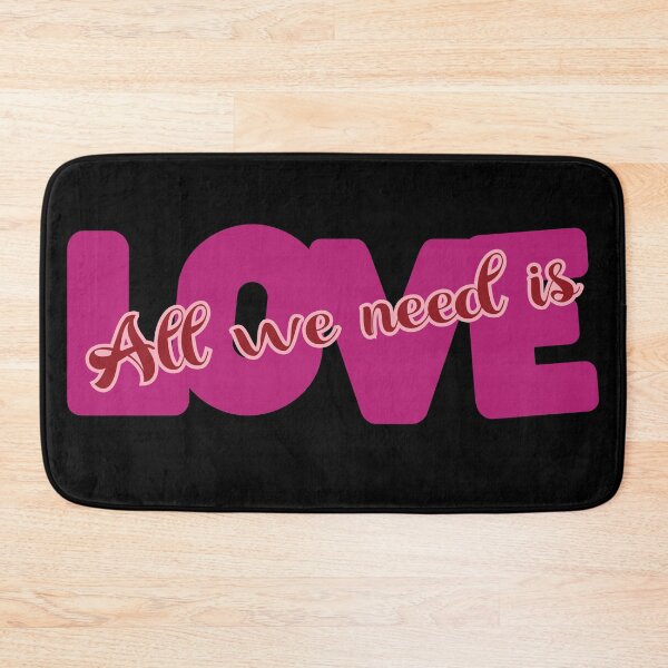 Item preview, All We Need is Love - Pink and Red designed and sold by FaeryNuff.