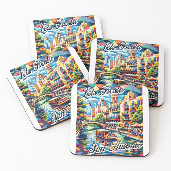 Item preview, Let’s Fiesta San Antonio - Vibrant Riverwalk Art designed and sold by Teacher2Nerds.