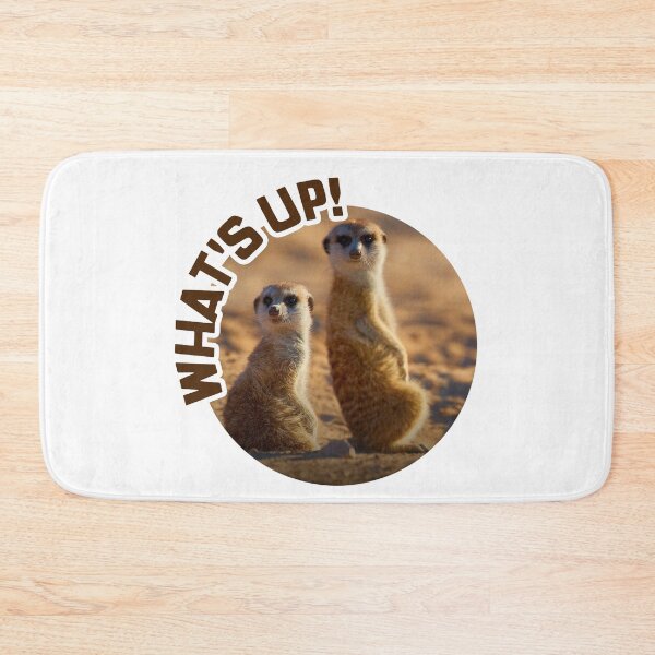 Item preview, Meerkats; Whats Up; designed and sold by StickerApe.