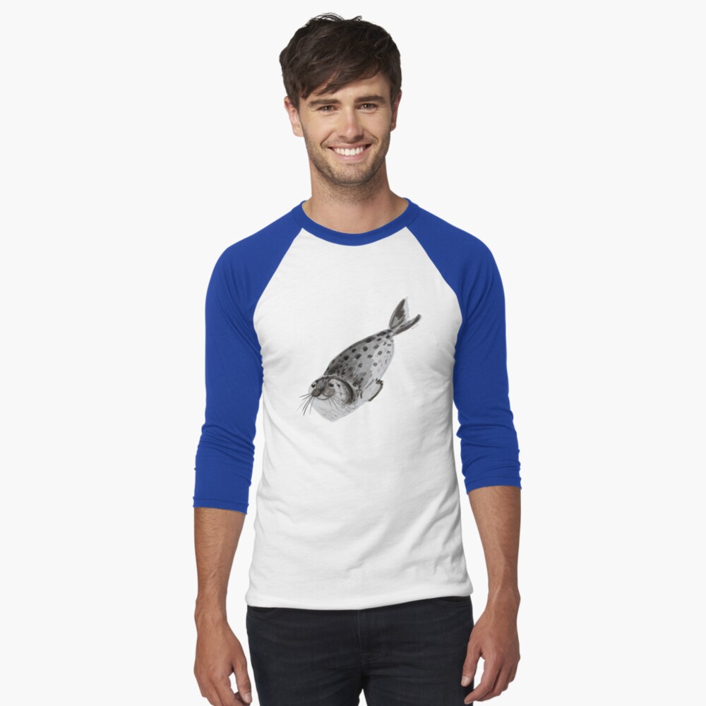 Vista previa del artículo con la obra «Camiseta ¾ estilo béisbol», diseñado y vendido por belettelepink.
