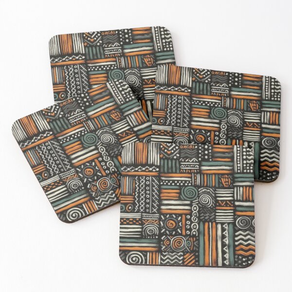 Item preview, Bogolan Mud Cloth Print  designed and sold by Shs-Kenya.