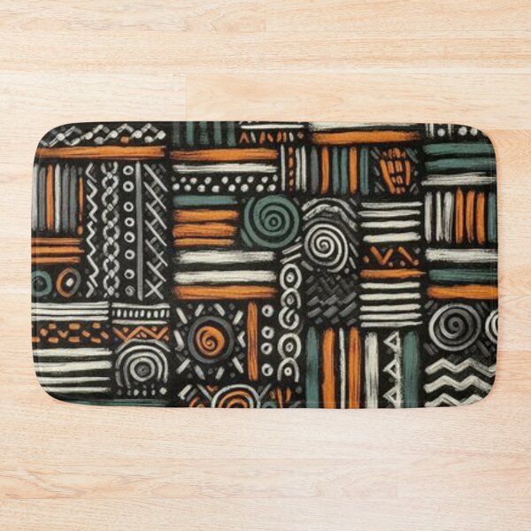 Item preview, Bogolan Mud Cloth Print  designed and sold by Shs-Kenya.