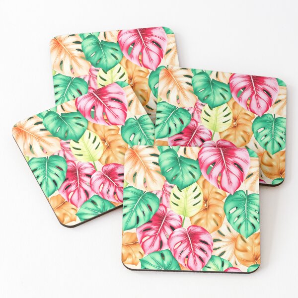 Item preview, Tropical Watercolor Monstera Oasis designed and sold by OddlyOriginal.