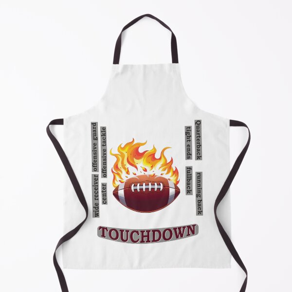 Item preview, Fiery American Football Ball designed and sold by GiCapgraphics.