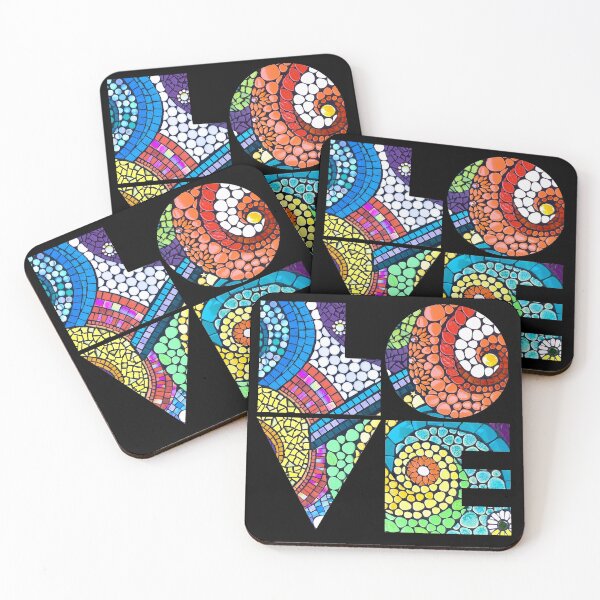Item preview, Swoops of Love Mosaic designed and sold by Sherifoxmosaics.