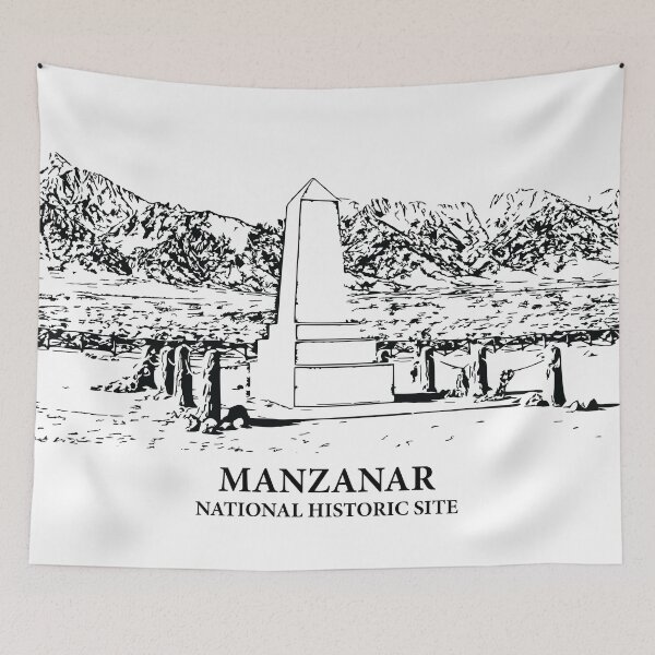 Item preview, Manzanar National Historic Site designed and sold by Lakeric Cityscapes.