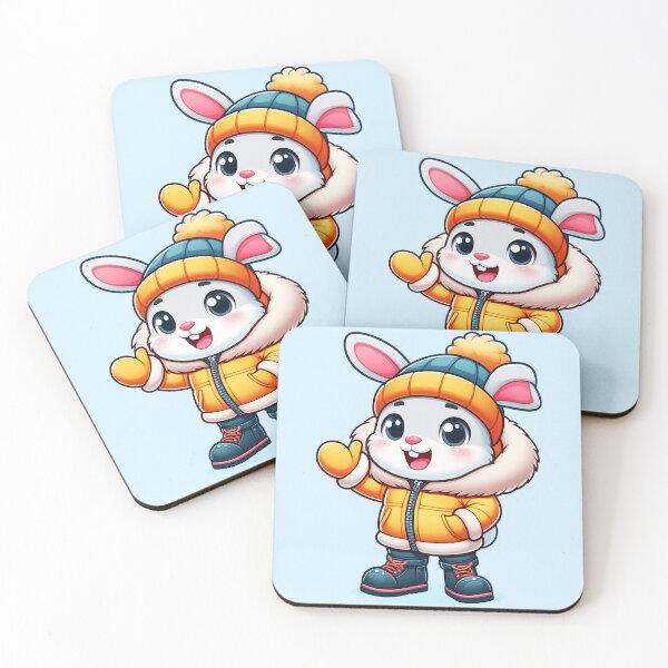 Item preview, Cute Winter Bunny with Warm Outfit designed and sold by LV-creator.