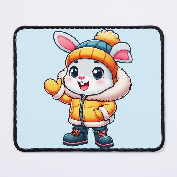 Item preview, Cute Winter Bunny with Warm Outfit designed and sold by LV-creator.