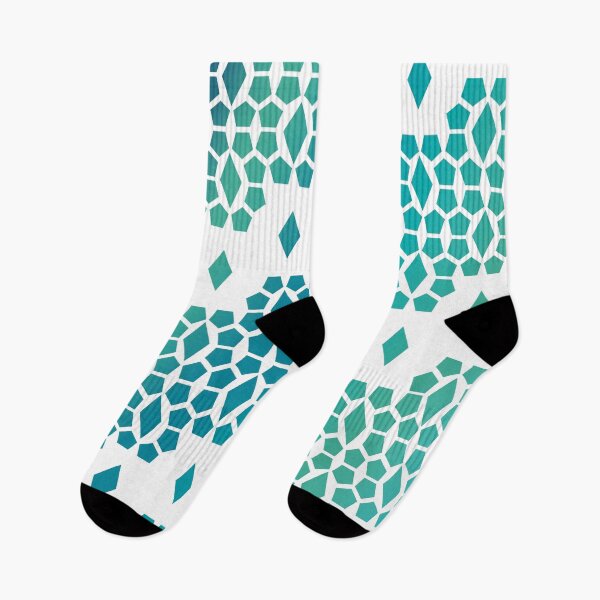 Item preview, Ocean Storm Blue Diamond and Honeycomb Pattern designed and sold by amgraphics.