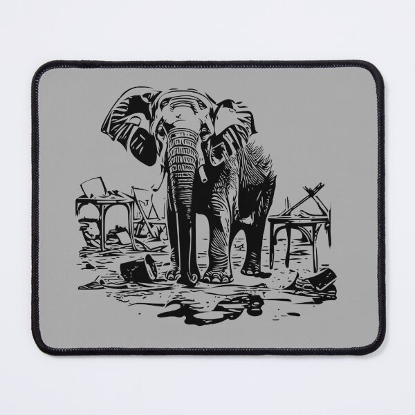 Item preview, The Elephant in the Room–Funny Elephant Metaphor designed and sold by bearification.