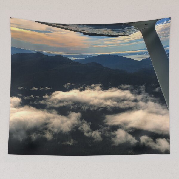 Item preview, Cascade Mountain Flying Clouds designed and sold by flyscenicair.