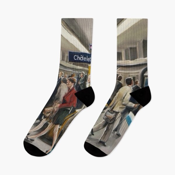 Item preview, Morning Rush at Châtelet Metro Paris, France designed and sold by CARRAANN.