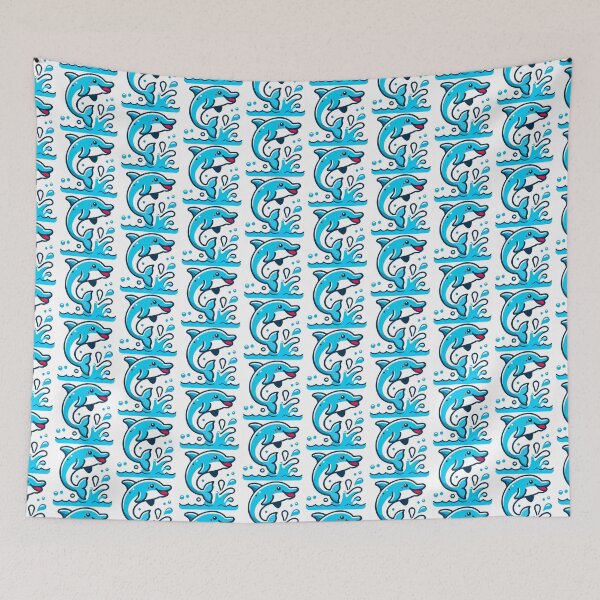 Item preview, Playful Dolphin Splash designed and sold by Akioos.