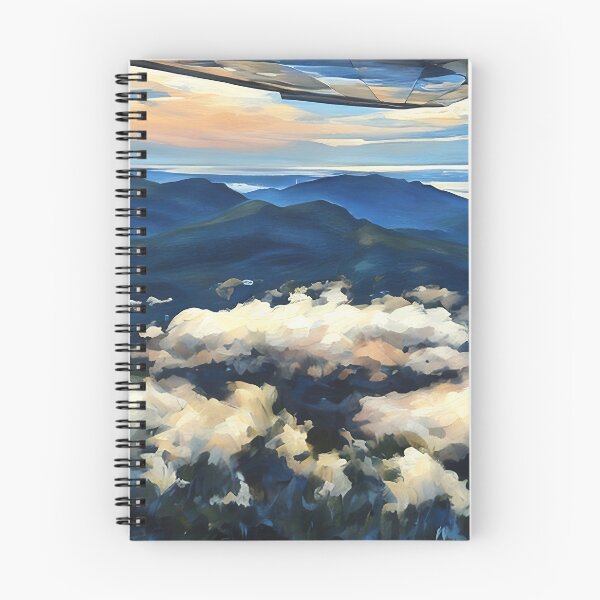 Item preview, Cascade Mountain Flying Clouds (Impressionist) designed and sold by flyscenicair.
