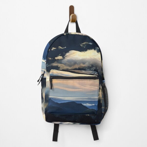 Item preview, Cascade Mountain Flying Clouds (Oil Painting) designed and sold by flyscenicair.