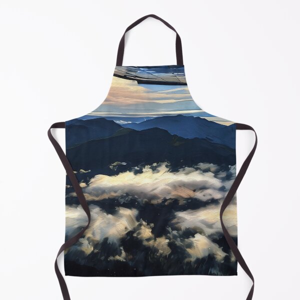 Item preview, Cascade Mountain Flying Clouds (Oil Painting) designed and sold by flyscenicair.