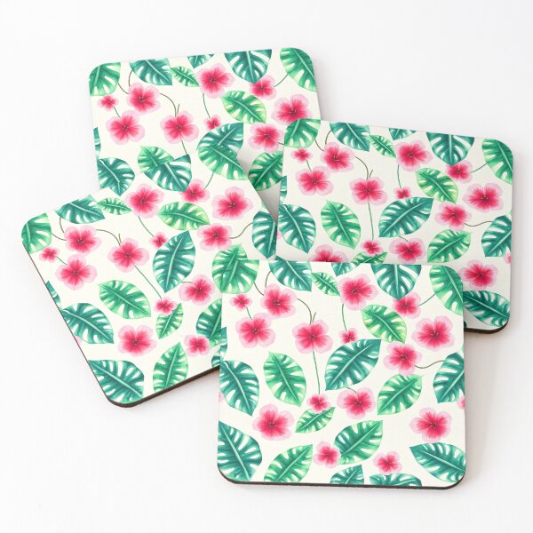 Item preview, Muted Watercolor Monstera & Tropical Oasis designed and sold by OddlyOriginal.