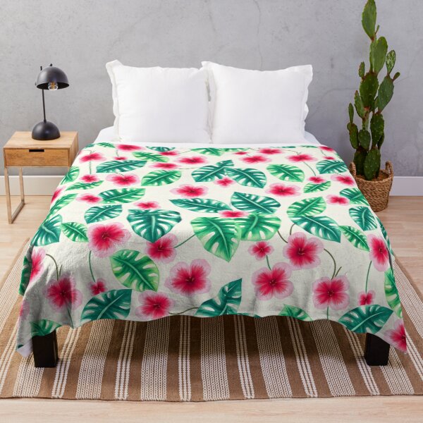 Item preview, Muted Watercolor Monstera & Tropical Oasis designed and sold by OddlyOriginal.