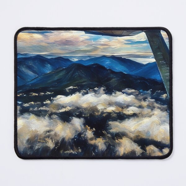 Item preview, Cascade Mountain Flying Clouds (Pastel) designed and sold by flyscenicair.
