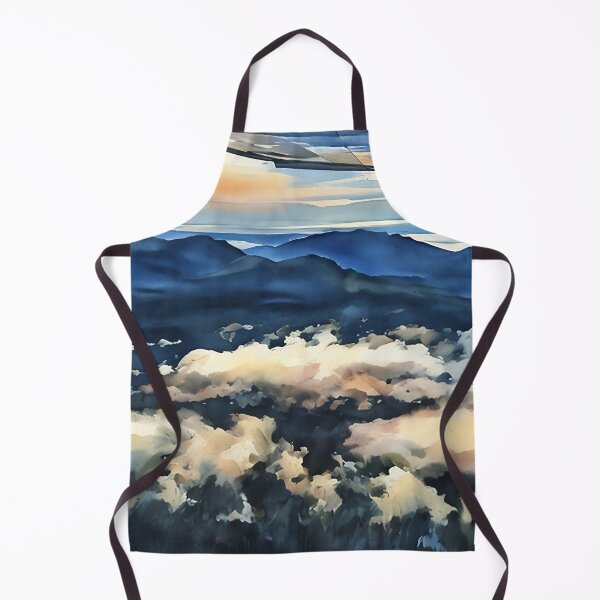 Item preview, Cascade Mountain Flying Clouds (Watercolor) designed and sold by flyscenicair.