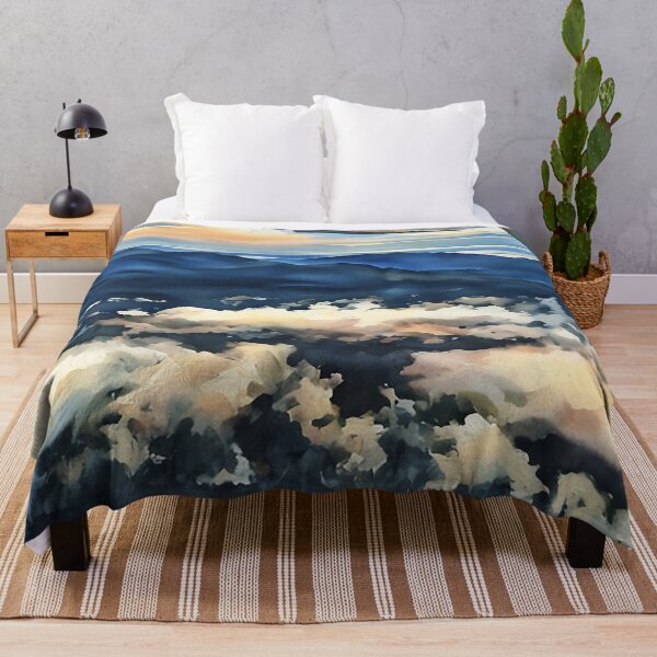 Item preview, Cascade Mountain Flying Clouds (Watercolor) designed and sold by flyscenicair.