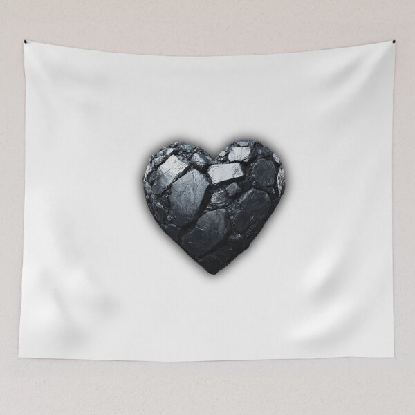 Item preview, Coal heart "Love is true power"  (v.1) designed and sold by All43.